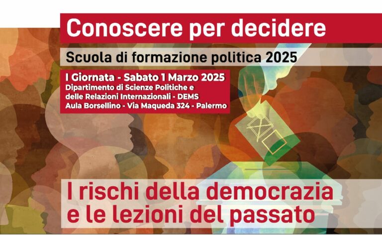 VIA MAQUEDA APRE LE PORTE ALLA DEMOCRAZIA: UNA MARINA DI LIBRI PARTNER DEL DEMS PER LA SCUOLA DI FORMAZIONE POLITICA